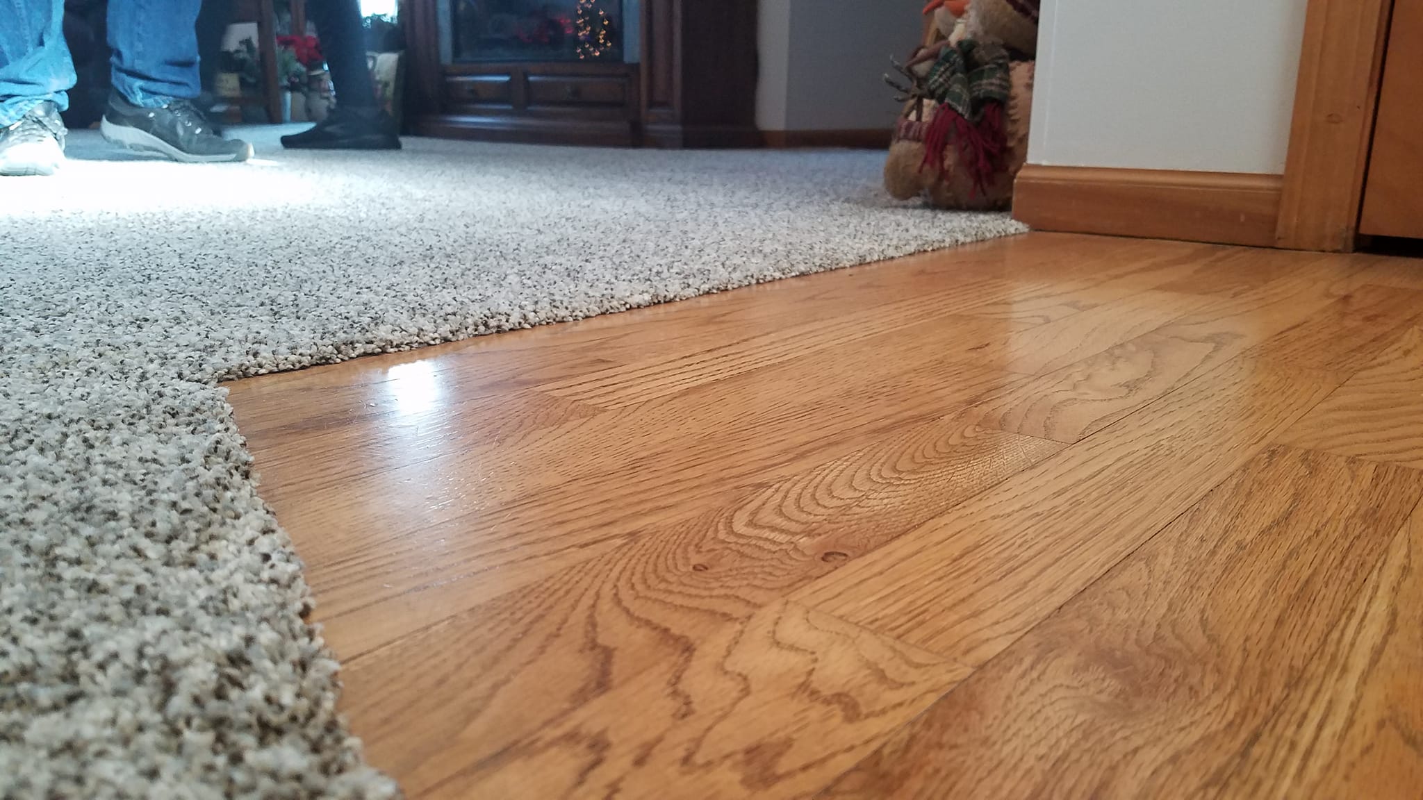 hardwood to carpet transition